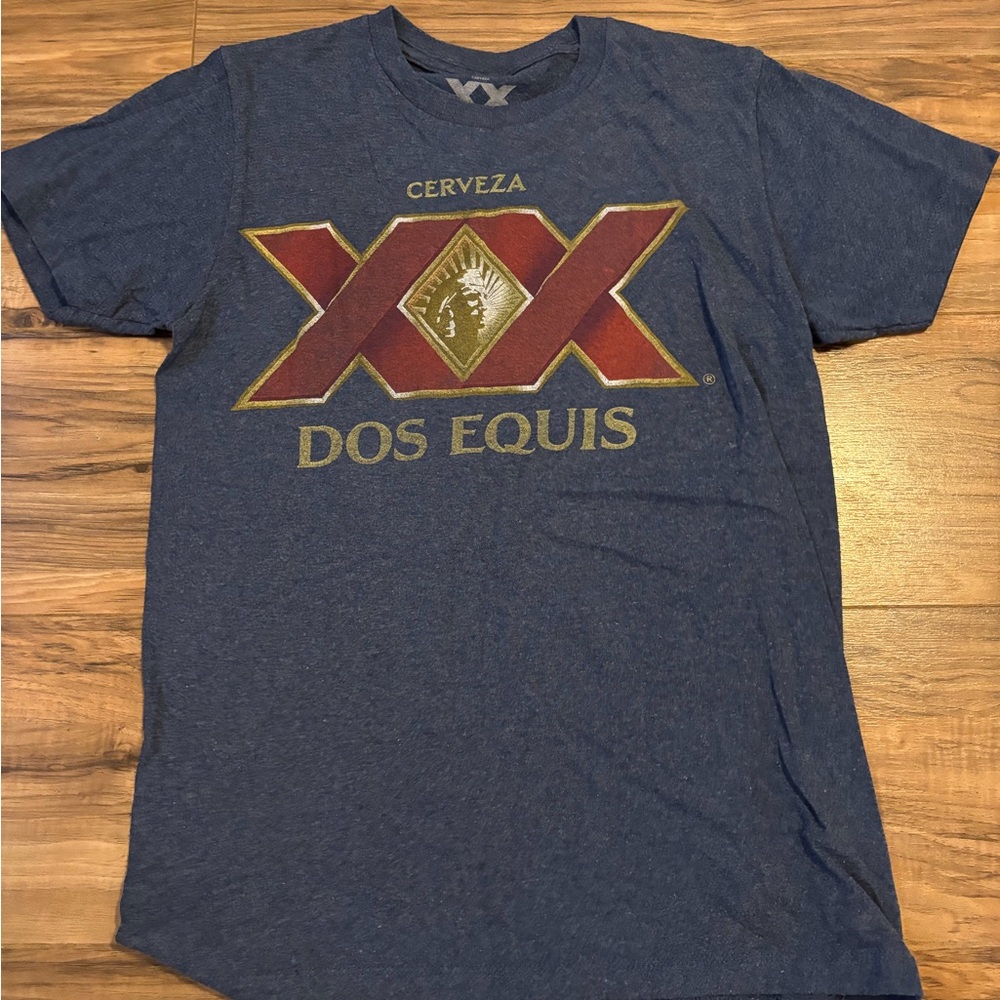 Men's Navy Graphic Tee - Cerveza Logo